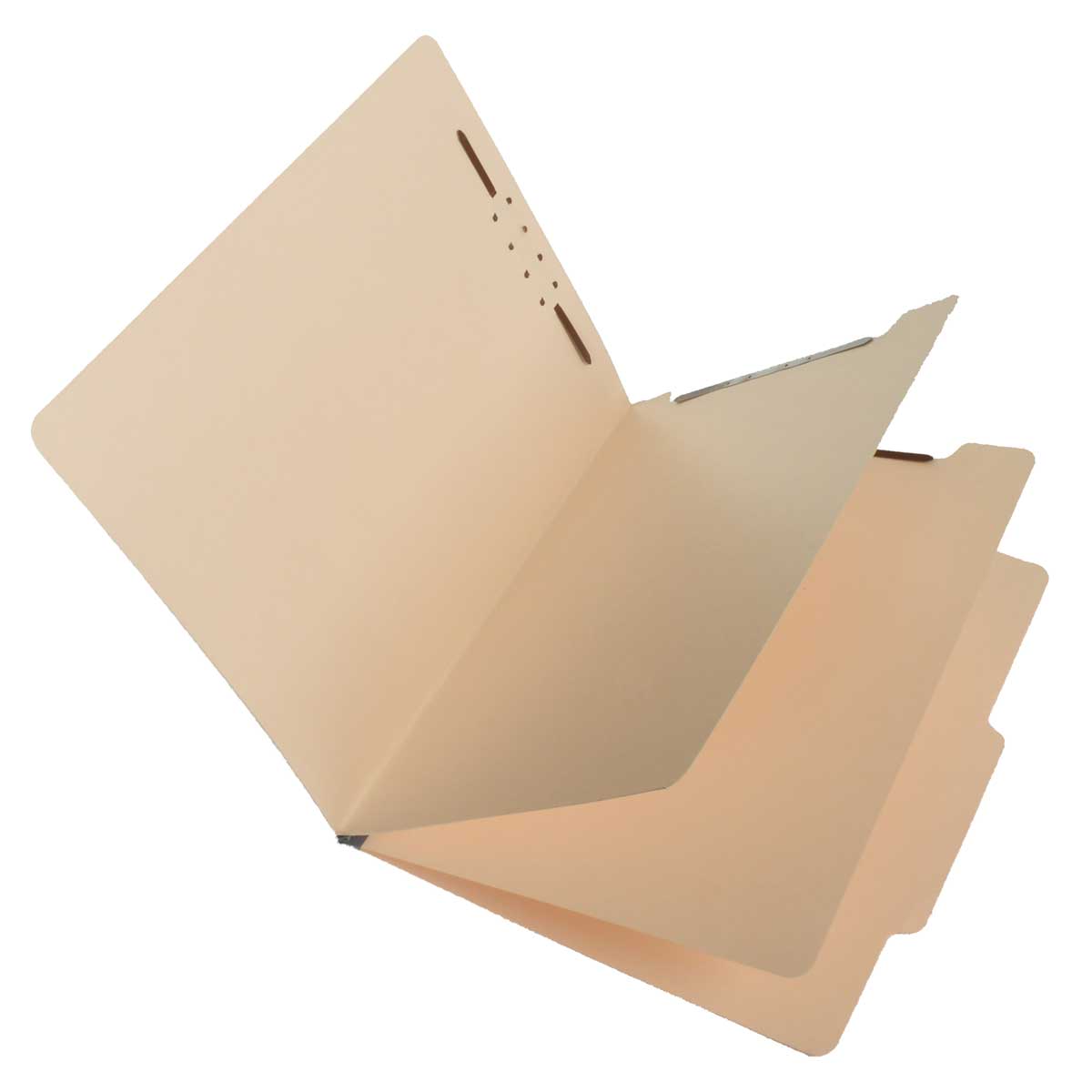 SJ Paper S59700 Match 15 Pt. Manila Classification Folders, 2/5 Cut ROC Top Tab, Letter Size, 2