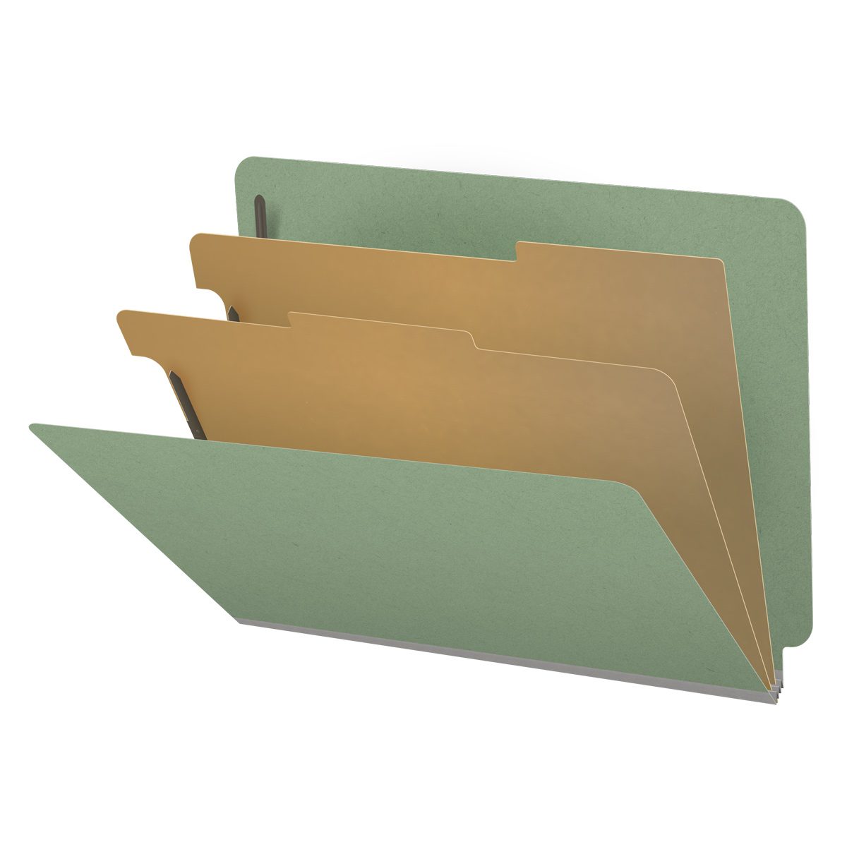 Pressboard Classification Folders, Full Cut End Tab, Letter Size, 2 ...