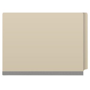 18 Pt. Manila Classification Folders, Full Cut End Tab, Letter Size, 3 Dividers (Box of 10) - Image 3