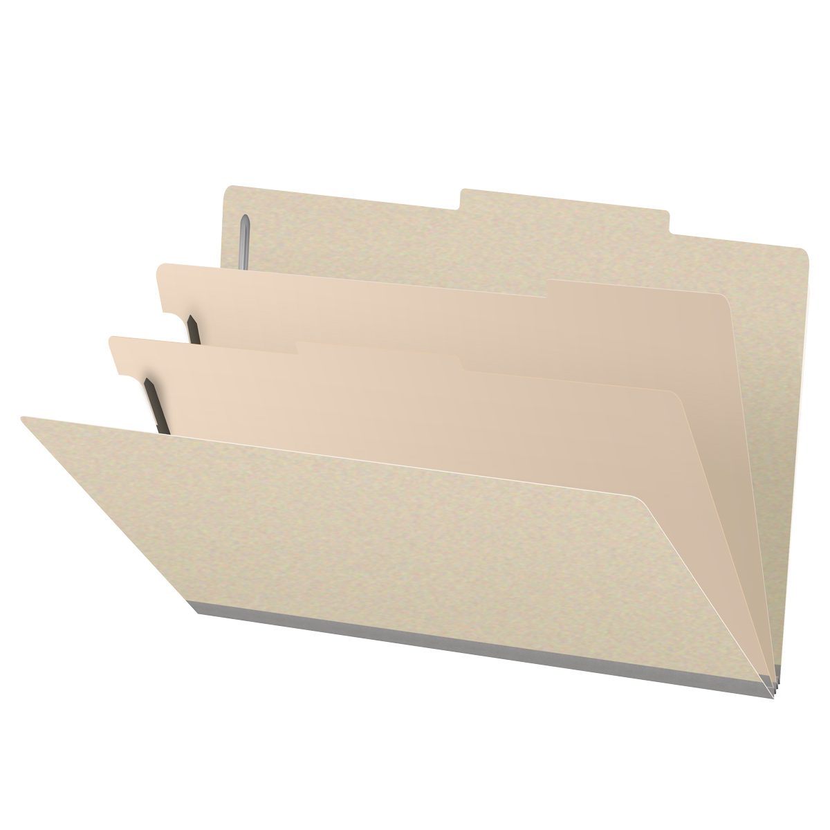 25 Pt. Pressboard Classification Folders, 2/5 Cut ROC Top Tab, Legal ...