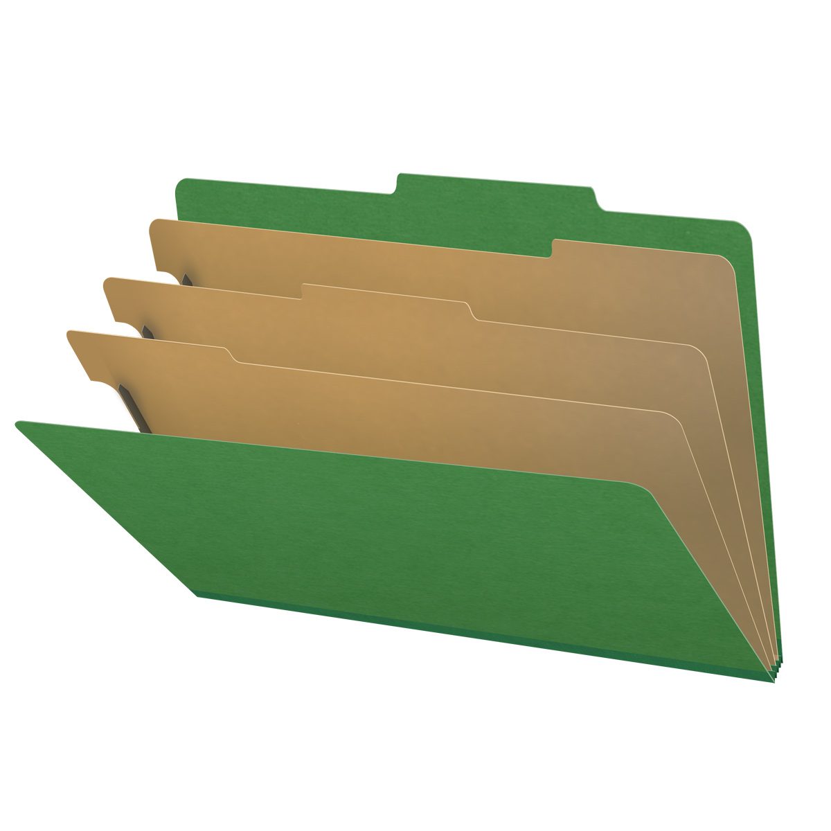 25 Pt. Pressboard Classification Folders, 2/5 Cut ROC Top Tab, Legal ...