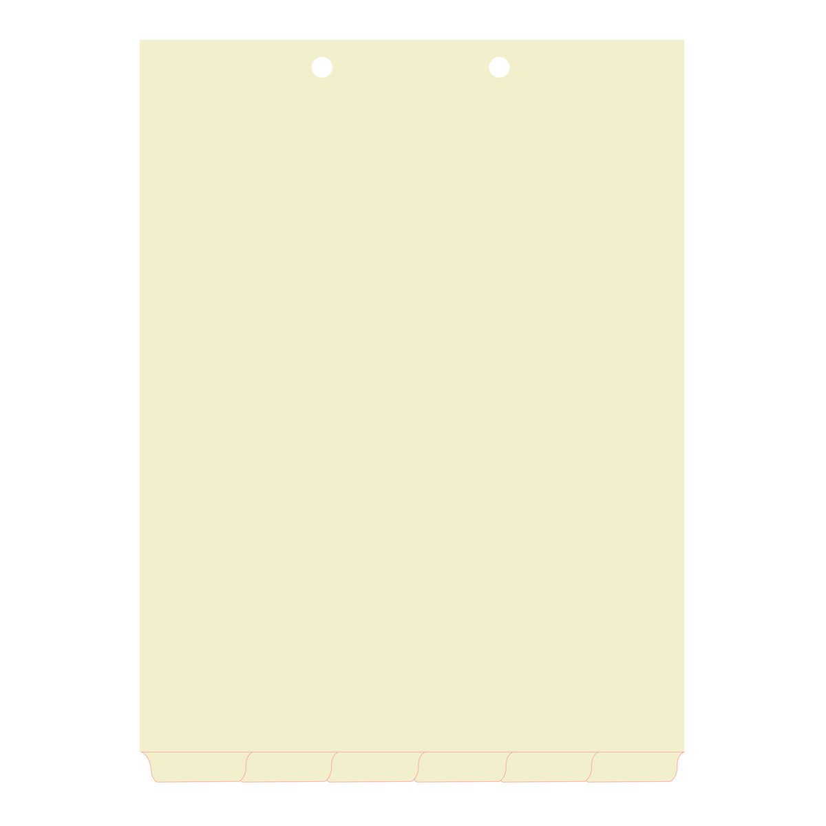 Chart Divider Sheets for StickOn Tabs, Letter Size, Manila (Box of 25