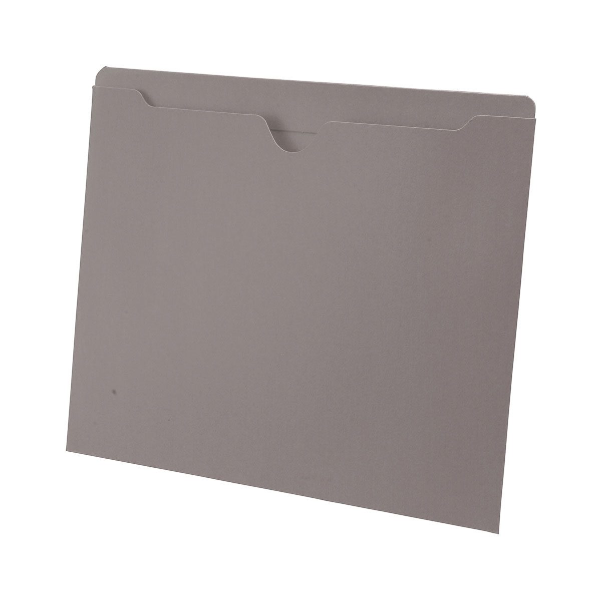 11 pt Gray Top Tab Jacket, Letter Size (Box of 100) Folders