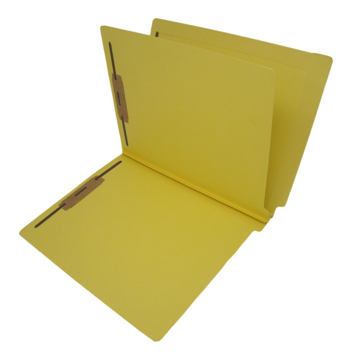 14 Pt. Yellow Classification Folders, Full Cut End Tab, Letter Size, 1