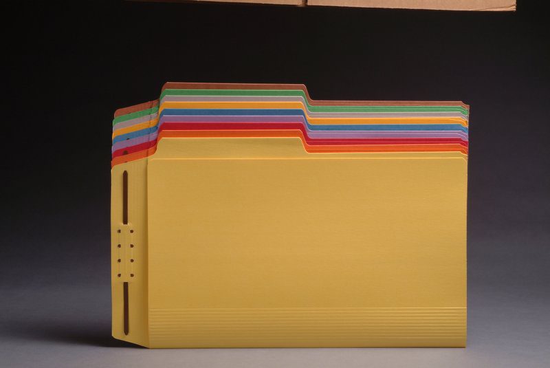 Top Tab Case Binders, Legal Size, 1/2 Cut Assorted Tabs (Box of 50 ...