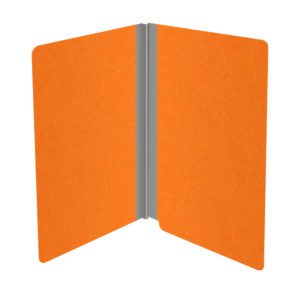 Heavy Duty End Tab Color Folders, 18 pt, Legal Size, 2" expansion, Orange (Box of 25) - Image 4