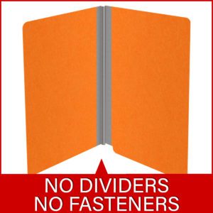 Heavy Duty End Tab Color Folders, 18 pt, Legal Size, 2" expansion, Orange (Box of 25) - Image 8