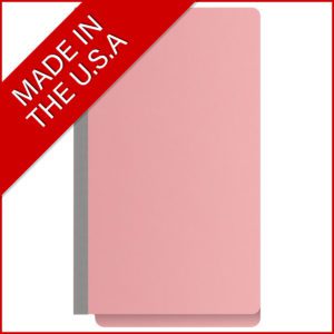 Heavy Duty End Tab Color Folders, 18 pt, Legal Size, 2" expansion, Pink (Box of 25) - Image 5