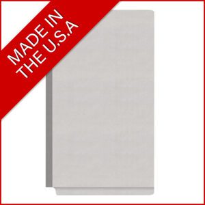 Heavy Duty End Tab Color Folders, 18 pt Legal Size, 2″ expansion, 2 Dividers, Grey (Box of 10) - Image 5