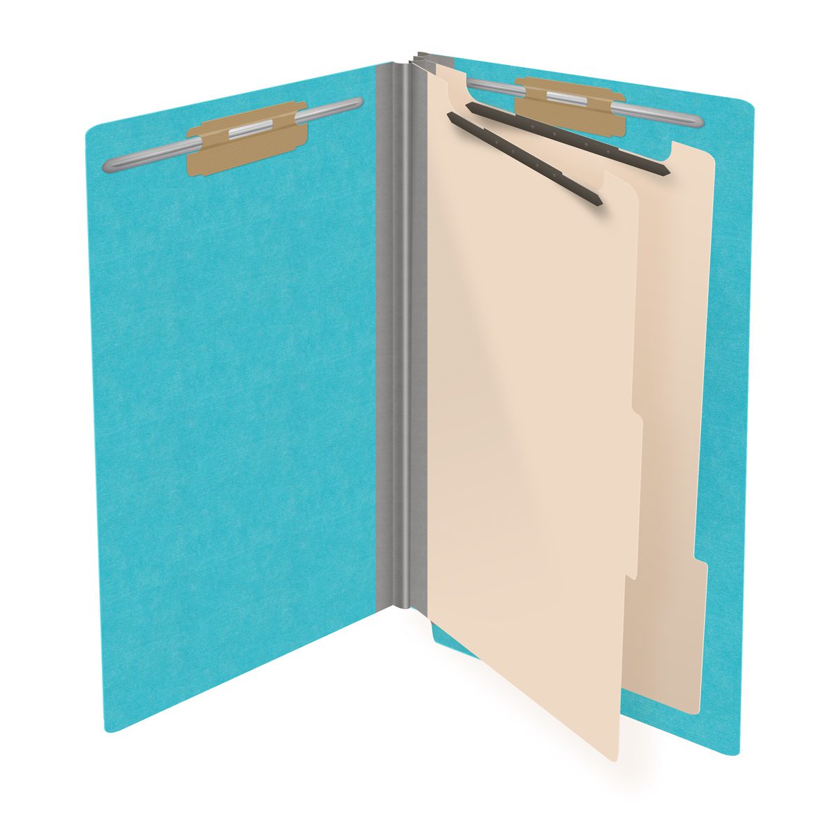 Heavy Duty End Tab Color Folders, 18 pt Legal Size, 2″ expansion, 2 ...