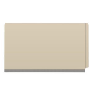 18 Pt. Manila Classification Folders, Full Cut End Tab, Legal Size, 2 Dividers (Box of 10) - Image 3
