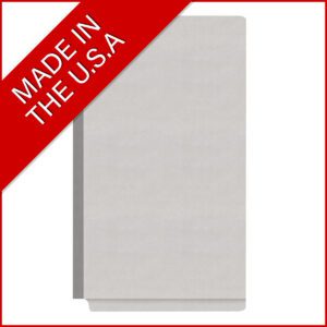 Heavy Duty End Tab Color Folders, 18 pt Legal Size, 3″ expansion, 3 Dividers, Grey (Box of 10) - Image 5