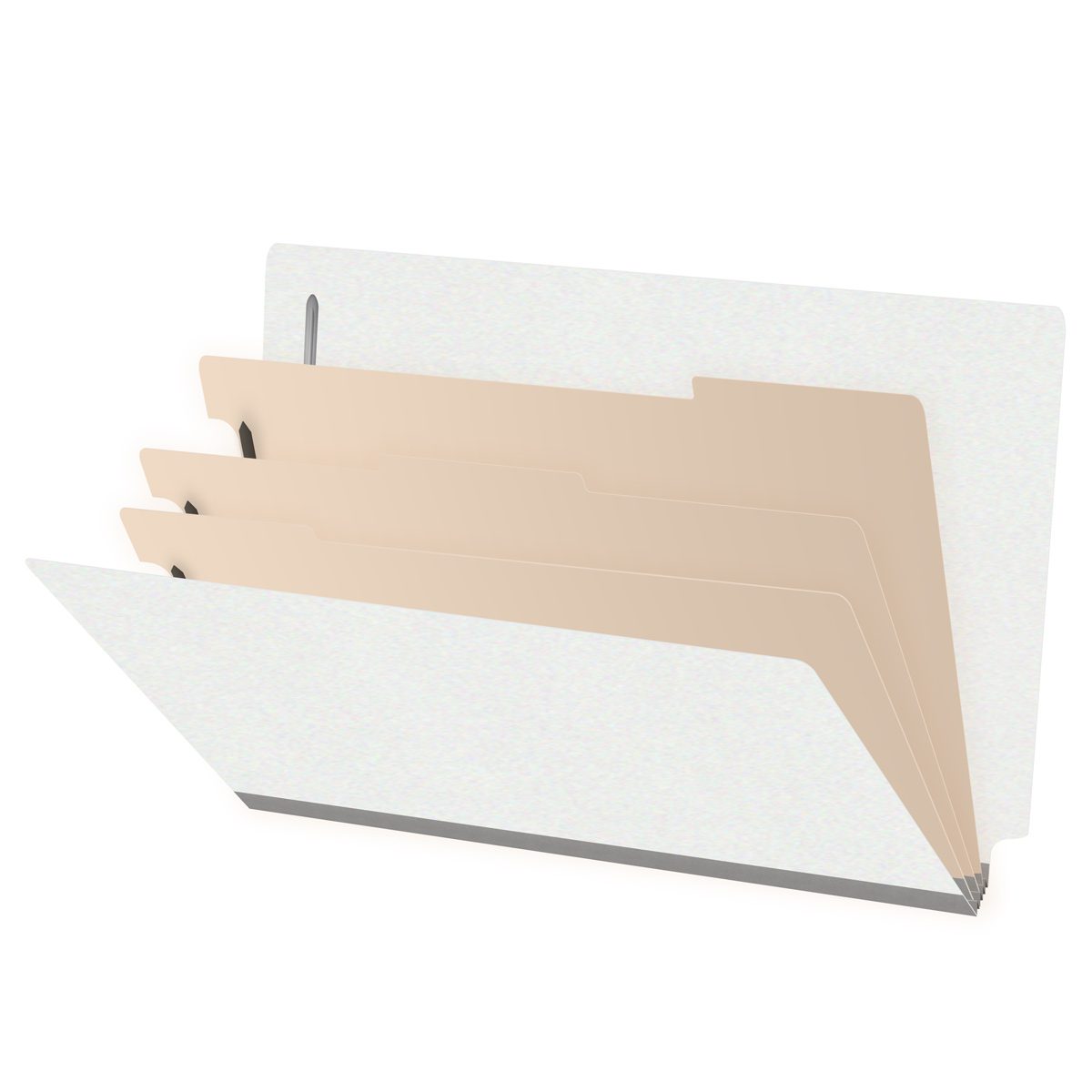 Heavy Duty End Tab Color Folders, 18 pt Legal Size, 3″ expansion, 3 ...