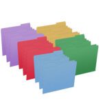 Top Tab Folders - Assorted Colors