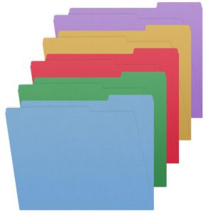 Top Tab Folders - Assorted Colors