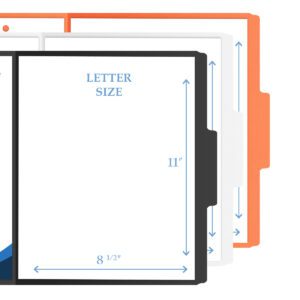 11 pt Top Tab File Folders, 1/3 Cut, Letter Size, Assorted Spooky Theme Colors - Black, Orange and White (Box of 100) - Image 5