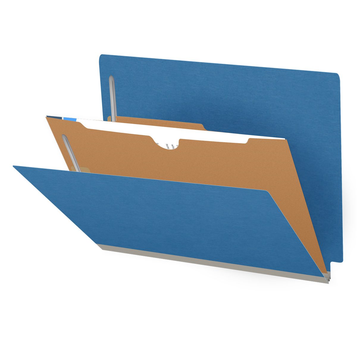 Classification File Pocket Insert 25pt Pressboard Classification Folders, Full Cut End Tab, Letter Size ...