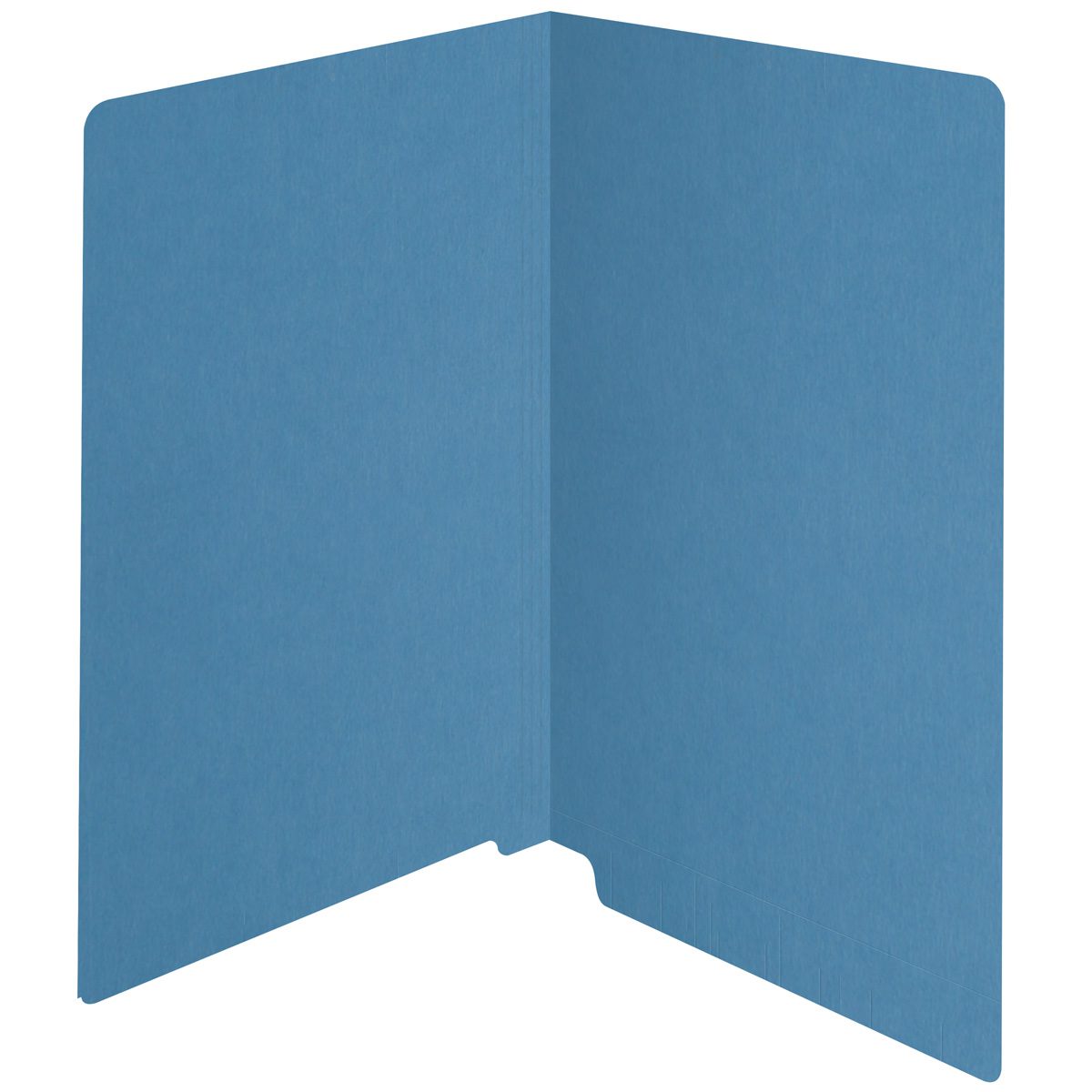 Color:blue Folder 14 pt Color Folders, Full Cut 2-Ply End Tab, Legal Size, Blue (Box of ...