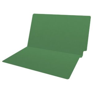 14 pt Color Folders, Full Cut 2-Ply End Tab, Legal Size, Green (Box of 50) - Image 5