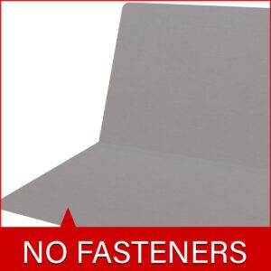 14 pt Color Folders, Full Cut 2-Ply End Tab, Legal Size, Grey (Box of 50) - Image 7