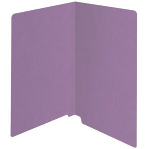 14 pt Color Folders, Full Cut 2-Ply End Tab, Legal Size, Lavender (Box of 50) - Image 2