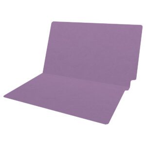 14 pt Color Folders, Full Cut 2-Ply End Tab, Legal Size, Lavender (Box of 50) - Image 5