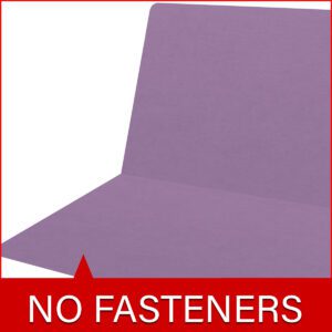 14 pt Color Folders, Full Cut 2-Ply End Tab, Legal Size, Lavender (Box of 50) - Image 7