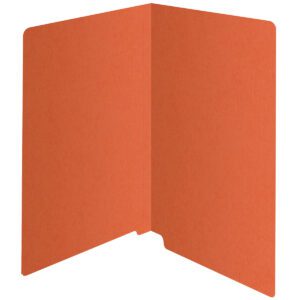 14 pt Color Folders, Full Cut 2-Ply End Tab, Legal Size, Orange (Box of 50) - Image 2