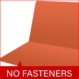 14 pt Color Folders, Full Cut 2-Ply End Tab, Legal Size, Orange (Box of 50) - Image 7