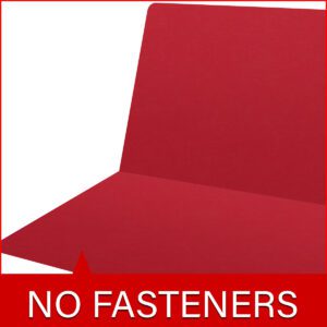 14 pt Color Folders, Full Cut 2-Ply End Tab, Legal Size, Red (Box of 50) - Image 7