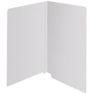 14 pt Color Folders, Full Cut 2-Ply End Tab, Legal Size, White (Box of 50) - Image 2