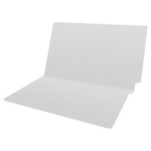14 pt Color Folders, Full Cut 2-Ply End Tab, Legal Size, White (Box of 50) - Image 5