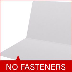 14 pt Color Folders, Full Cut 2-Ply End Tab, Legal Size, White (Box of 50) - Image 7