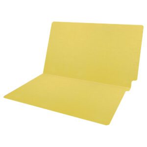 14 pt Color Folders, Full Cut 2-Ply End Tab, Legal Size, Yellow (Box of 50) - Image 5