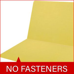 14 pt Color Folders, Full Cut 2-Ply End Tab, Legal Size, Yellow (Box of 50) - Image 7