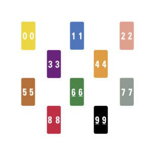 Smead LCC Compatible Numeric Labels, Laminated Stock, 2" X 1", Starter Set - 10 Rolls of 250