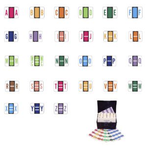 Tab / Smead BCCS Compatible Alpha Labels, Refill Kit A-Z Plus Mc Sheets, Laminated Stock, 1" X 1-1/4" - 2,484 Labels